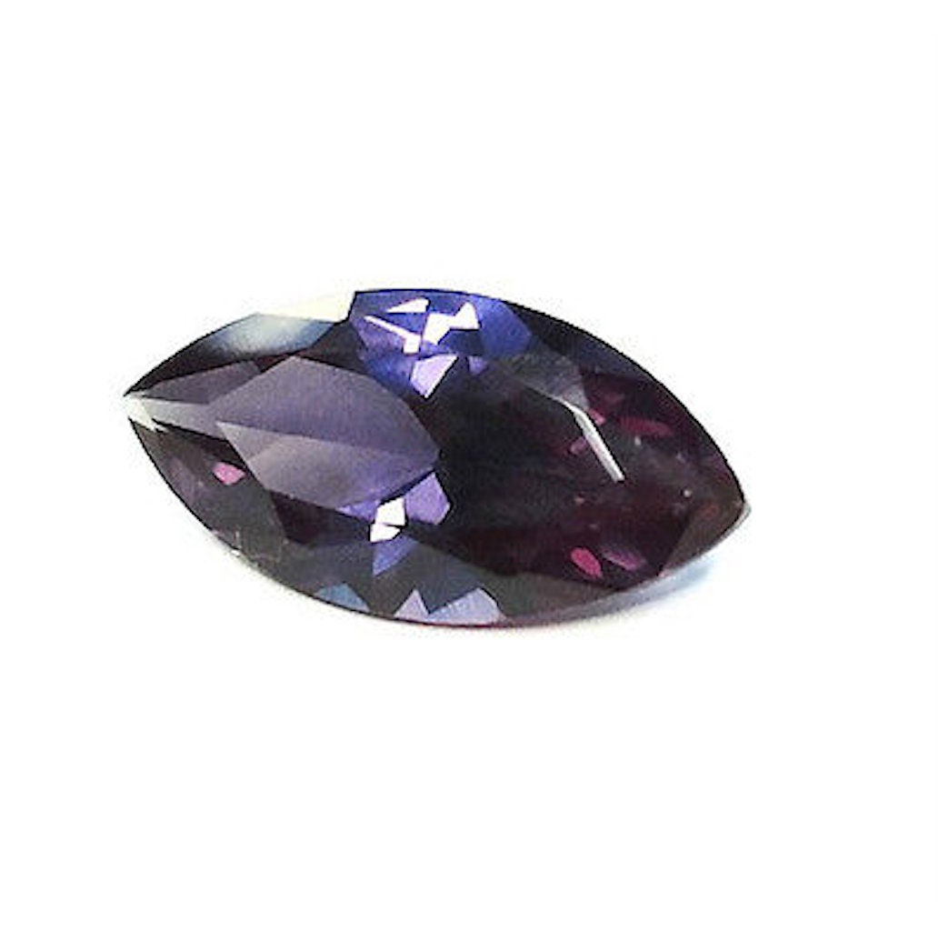 Synthetic Lab Created Alexandrite Corundum Marquise Faceted Etsy