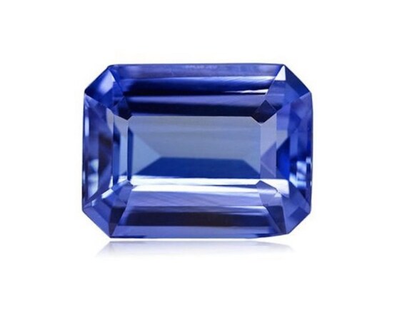 Natural Tanzanite Gemstone AAA Violet Blue Color Octagon Faceted