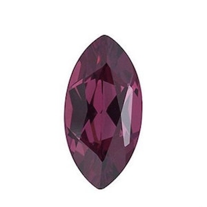 Genuine Natural Rhodolite Garnet Marquise Faceted AAA Loose Stones for Jewelry Makings, June Birthstone, Semi-Precious Stones (4x2mm-10x5mm)