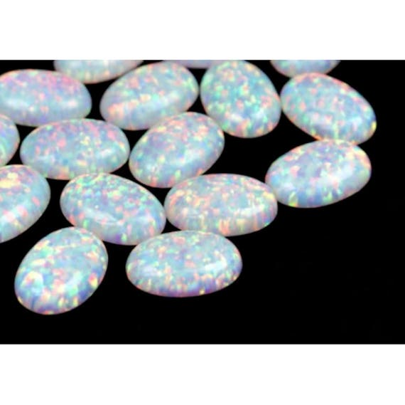 Synthetic white best sale opal