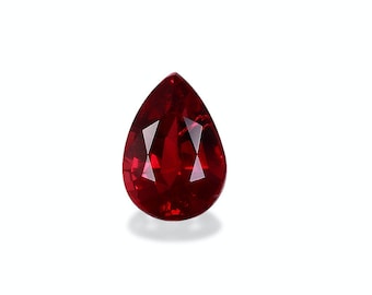 Luźne kamienie szlachetne w szlifie gruszkowym z rubinu i korundu w kolorze gołębiej krwi, kamień urodzinowy lipca (4 x 3 mm – 18 x 13 mm)