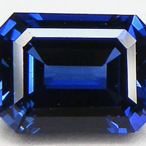 Nano Crystal Blue Color Octagon Faceted AAA Loose Gemstones for Jewelry Makings, Heat Resistant (4x2mm - 18x13mm)