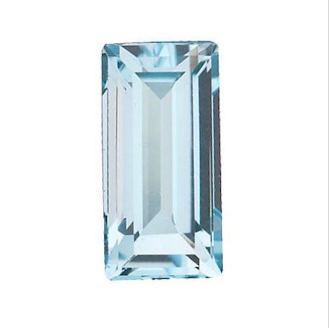 Sky Blue Topaz Loose Baguette Faceted Topaz Gemstone for - Etsy Sweden