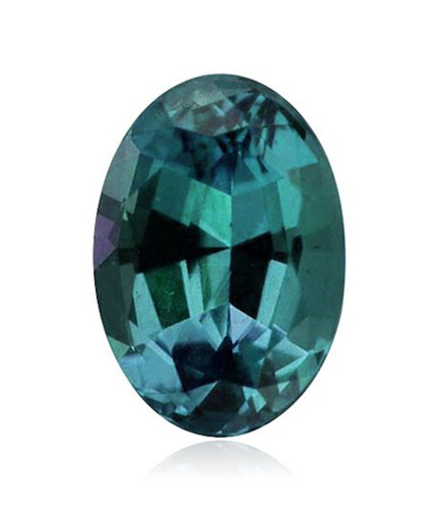 Lab Created Pulled Alexandrite Chrysoberyl True Color Change Oval