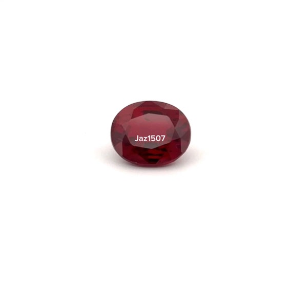 Lab Created Blood Red Ruby Corundum Round Faceted Loose Gemstone