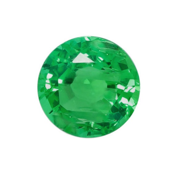 Piedra esmeralda colombiana hidrotermal verde claro facetada redonda  suelta, piedra preciosa esmeralda colombiana creada en laboratorio,  fabricación de joyas 2 mm 12 mm - Etsy México