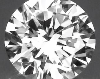 White CZ Diamond Stones, Round Cubic Zirconia Crystal Diamond Loose Stones 6AAAAAA, Luxury Jewelry Making Stones Top Quality (0.8mm - 20mm)