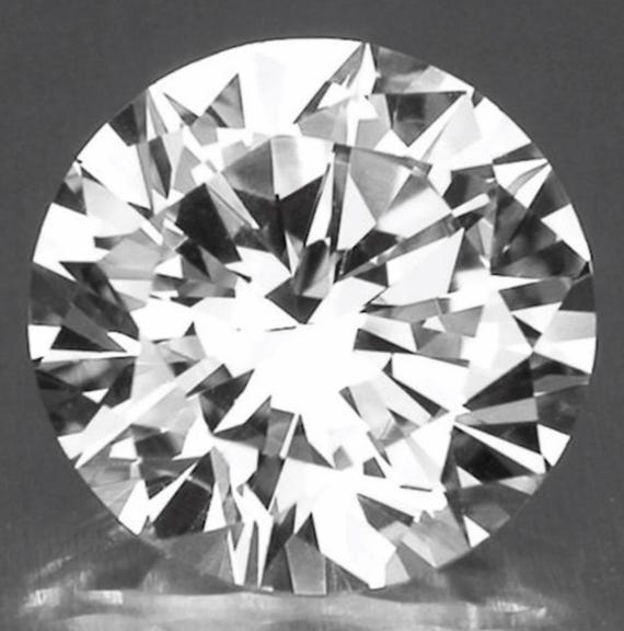 Cubic Zirconia Crystal White CZ Round Faceted 6A Loose Gemstones (0.8mm - 20mm)