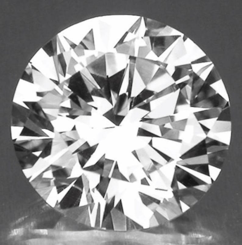 Cubic Zirconia White Russian CZ Diamond Round Faceted Loose Gemstones for Luxury Jewelry Makings