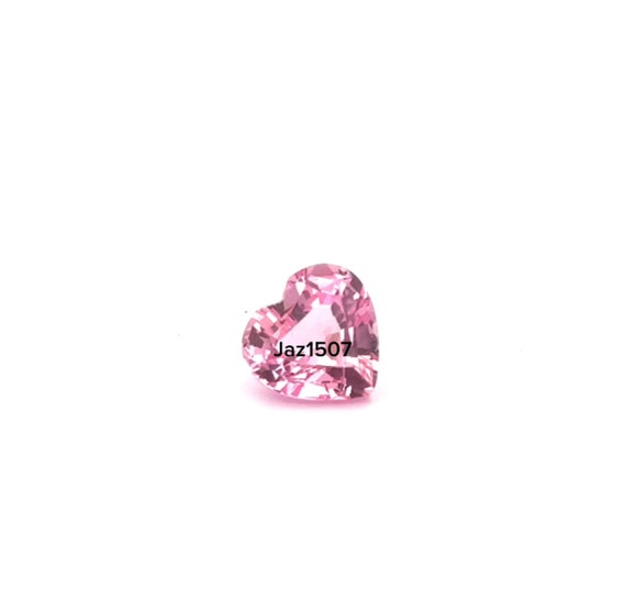 Loose Heart Faceted Pink Morganite Gemstones Lab Created Morganite Stones for Engagement Ring Luxury Jewelry Makings 4x4mm 15x15mm Etsy