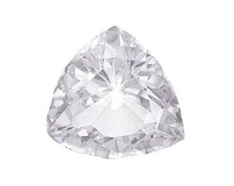 ONE 12mm Trillion Trilliant Triangle Bolivian White Topaz Gem Stone Gemstone ONE 12mm Trillion Trilliant Triangle Bolivian White Topaz Gem Stone Gemstone