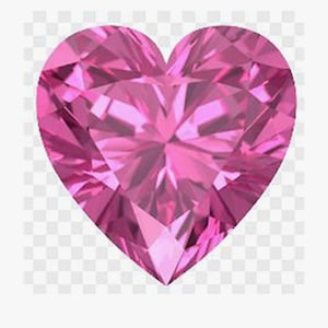 Natural Genuine Pink Tourmaline AAA Heart Faceted Loose Gemstones for Jewelry Making, October Birthstone, Semi-Precious Stone(4x4mm - 7x7mm)
