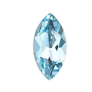 Sky Blue Topaz Loose Marquise Faceted, Topaz Gemstone for Jewelry Making, Genuine Topaz Jewelry, Topaz Pendant Necklace Ring(4x2mm - 16x8mm)
