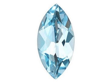 Natural Genuine Sky Blue Topaz Marquise Faceted Loose Gemstones, November Birthstone (4x2mm - 16x8mm)
