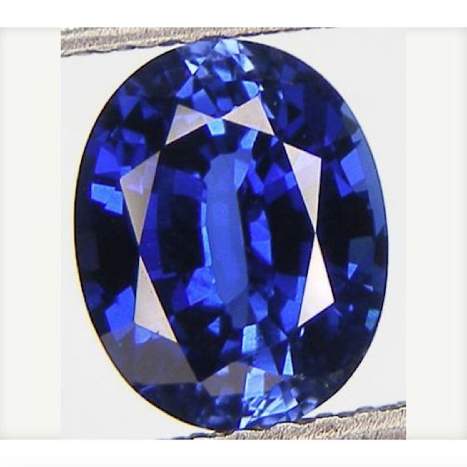 Synthetic Lab Created Blue Sapphire Corundum Oval AAA Loose Etsy