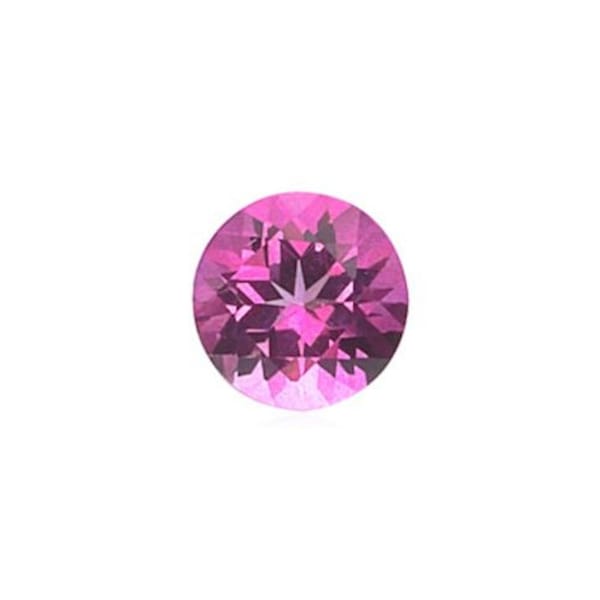 Genuine Natural Pink Topaz Gemstones, Round Faceted Loose Topaz Stones for Jewelry Makings, Topaz Jewelry, Precious Topaz Stones(2mm - 14mm)