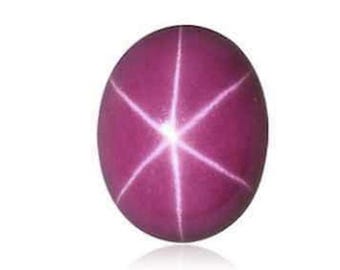 Lab erstellt Stern Rubin Oval Cabochon lose Edelsteine für Schmuckherstellungen (9 x 7 mm - 18 x 13 mm)