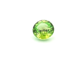 Lab Created Bright Green Sapphire Corundum Round Faceted Loose Gemstones (3mm - 15mm)
