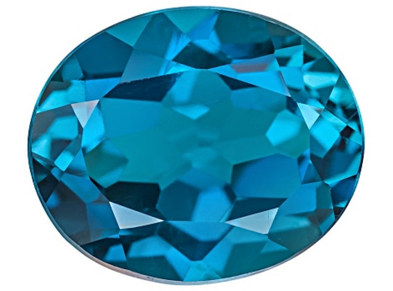 Lab Created Blue Zircon AAA Oval Faceted Loose Stones 4x2mm Etsy
