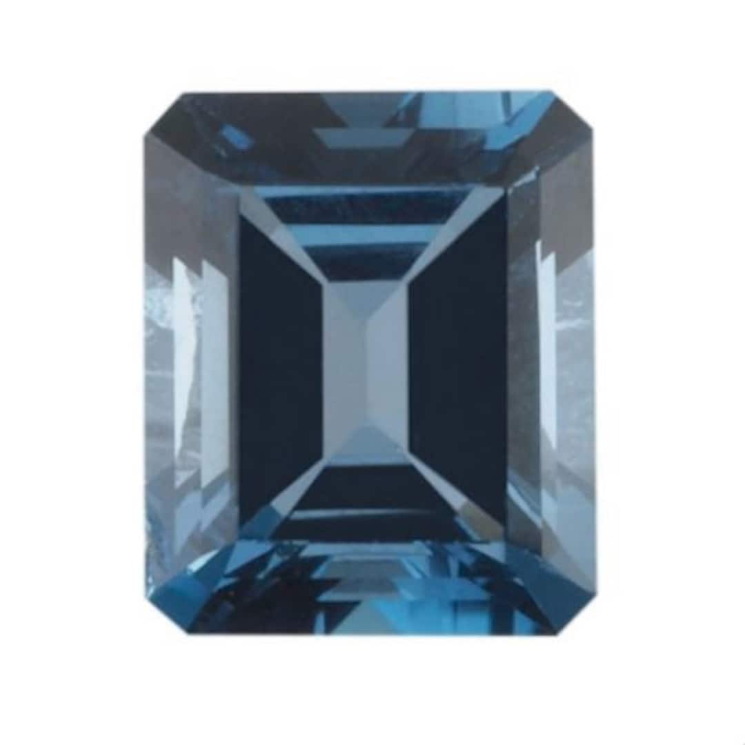 London Blue Topaz Loose Octagon Faceted, Topaz Gemstones for Jewelry