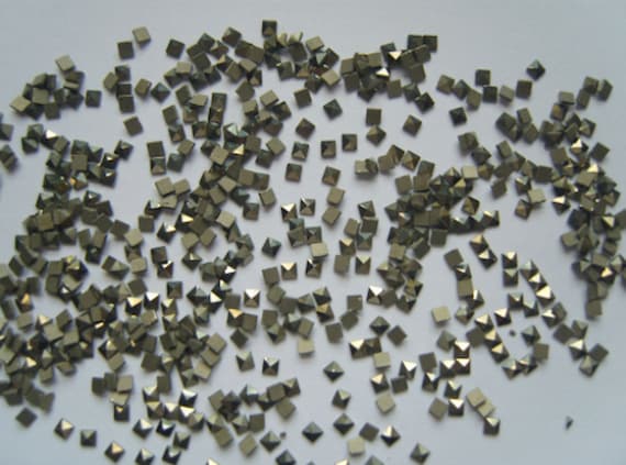 Natural Marcasite Square Cabochon Bronze/golden Brown Color 100