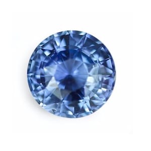 Lab Created Blue Sapphire Corundum Cornflower Color Round Faceted AAA Loose Gemstones for Jewelry Makings (1.00mm - 2.75mm)