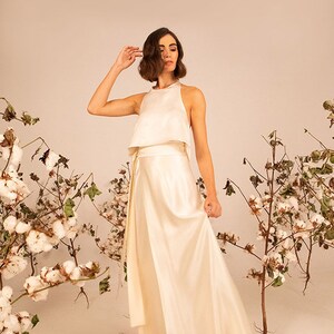 Crop top bridesmaid dresses online