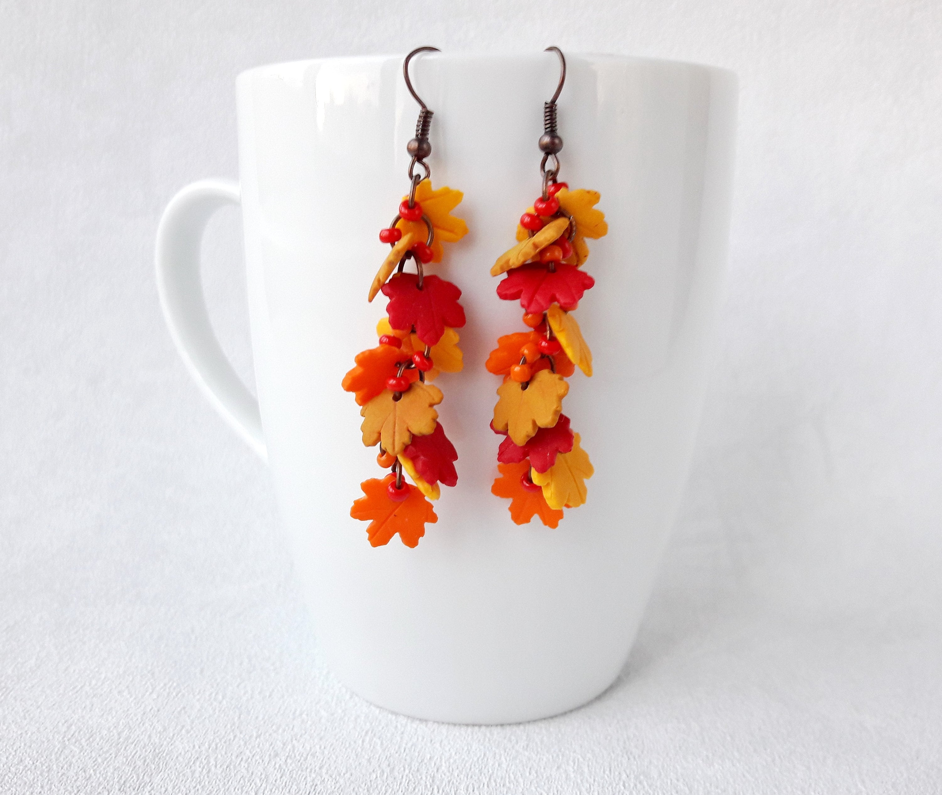 Cute fall earrings deals