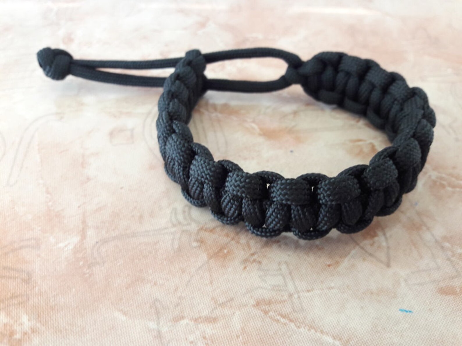 Black Bracelet Jewelry Girl Bracelet Paracord Tin Gift Girlfriend