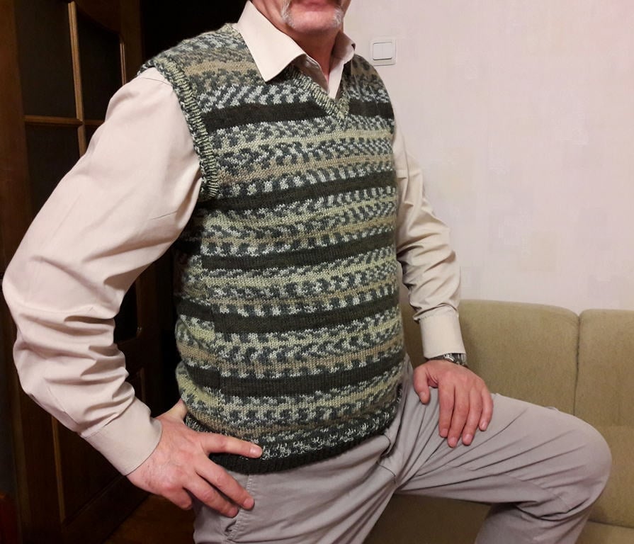 Wool Knit Vest - Men - Ready-to-Wear