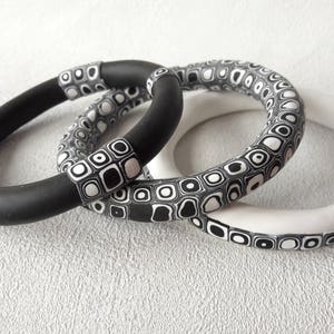 black and white bracelet image 3