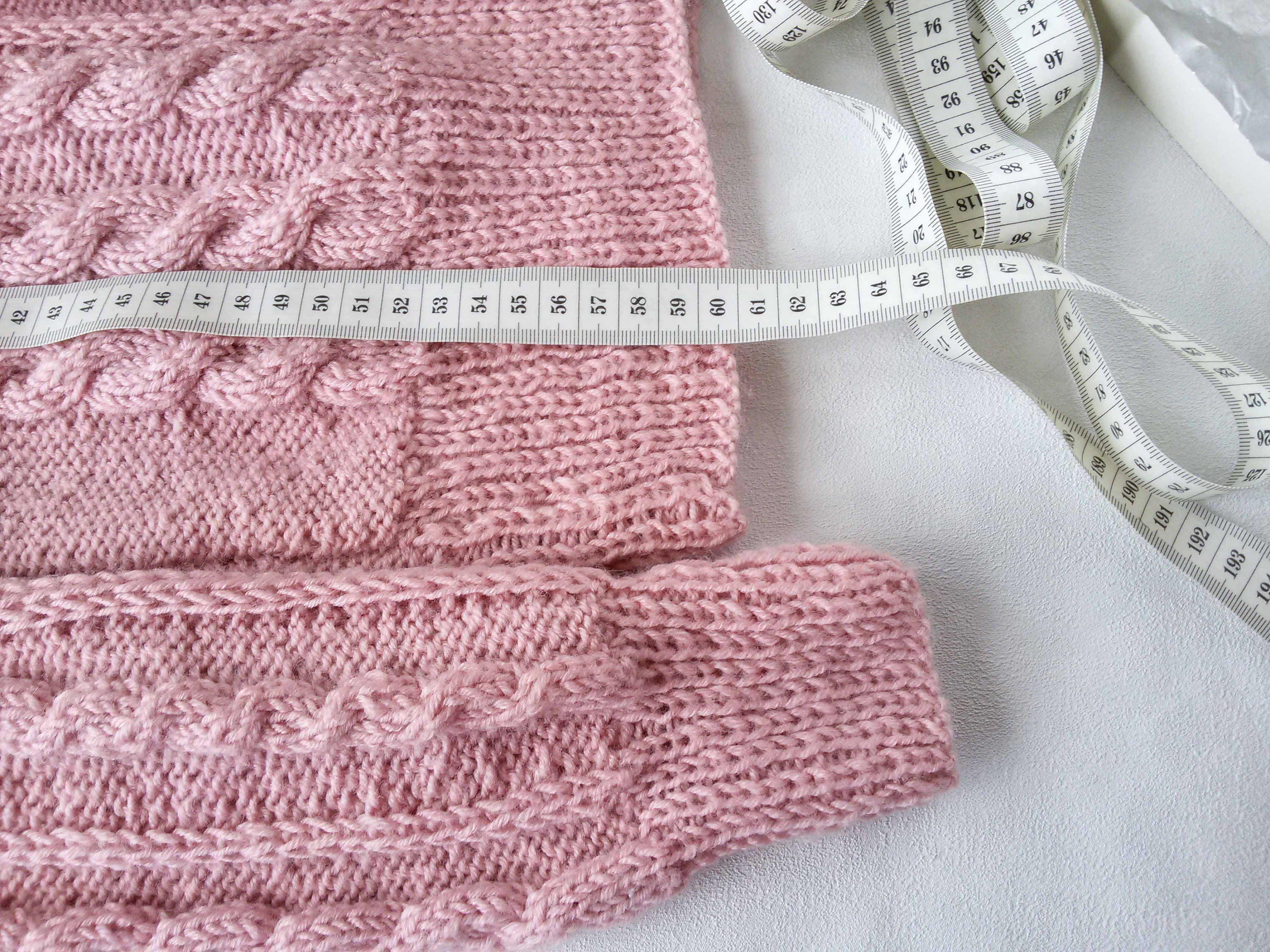 Woman Clothing Pink Cable Knit Sweater Chunky Soft Warm - Etsy