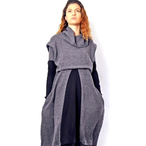 Wool Dress, Winter Dress For Women, Sweater Dress, Winter Kaftan, Plus Size Knee Dress, Oversize Dress, Plus Size Clothing, Warm Wool Dress
