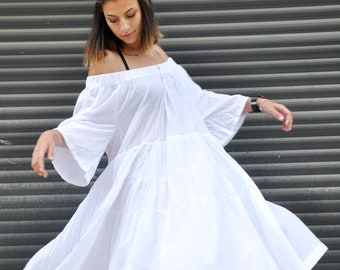 Plus Size White Dress - Etsy