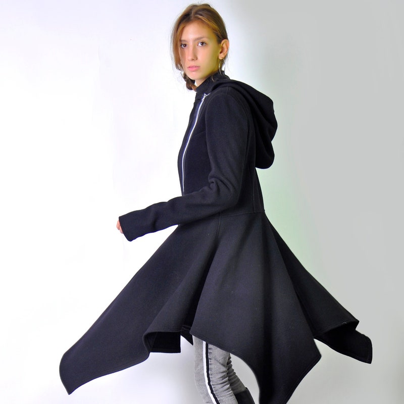 PEPLUM COAT