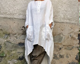 White Tunic Etsy