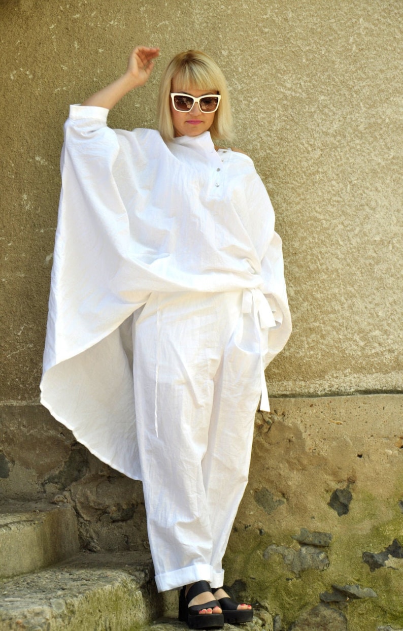 linen-tunic-shirt-asymmetric-tunic-white-linen-tunic-plus-size
