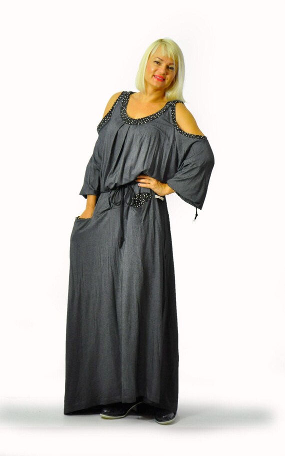 lycra maxi dress