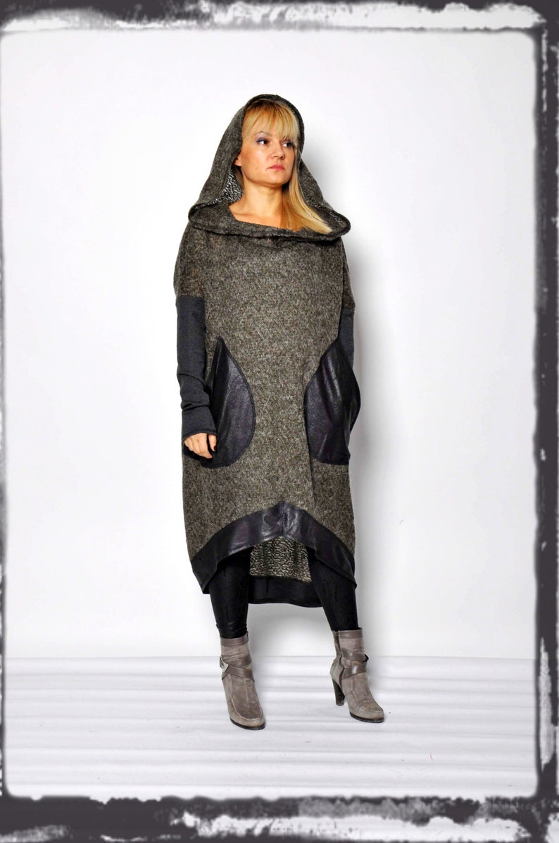 green and black tunic