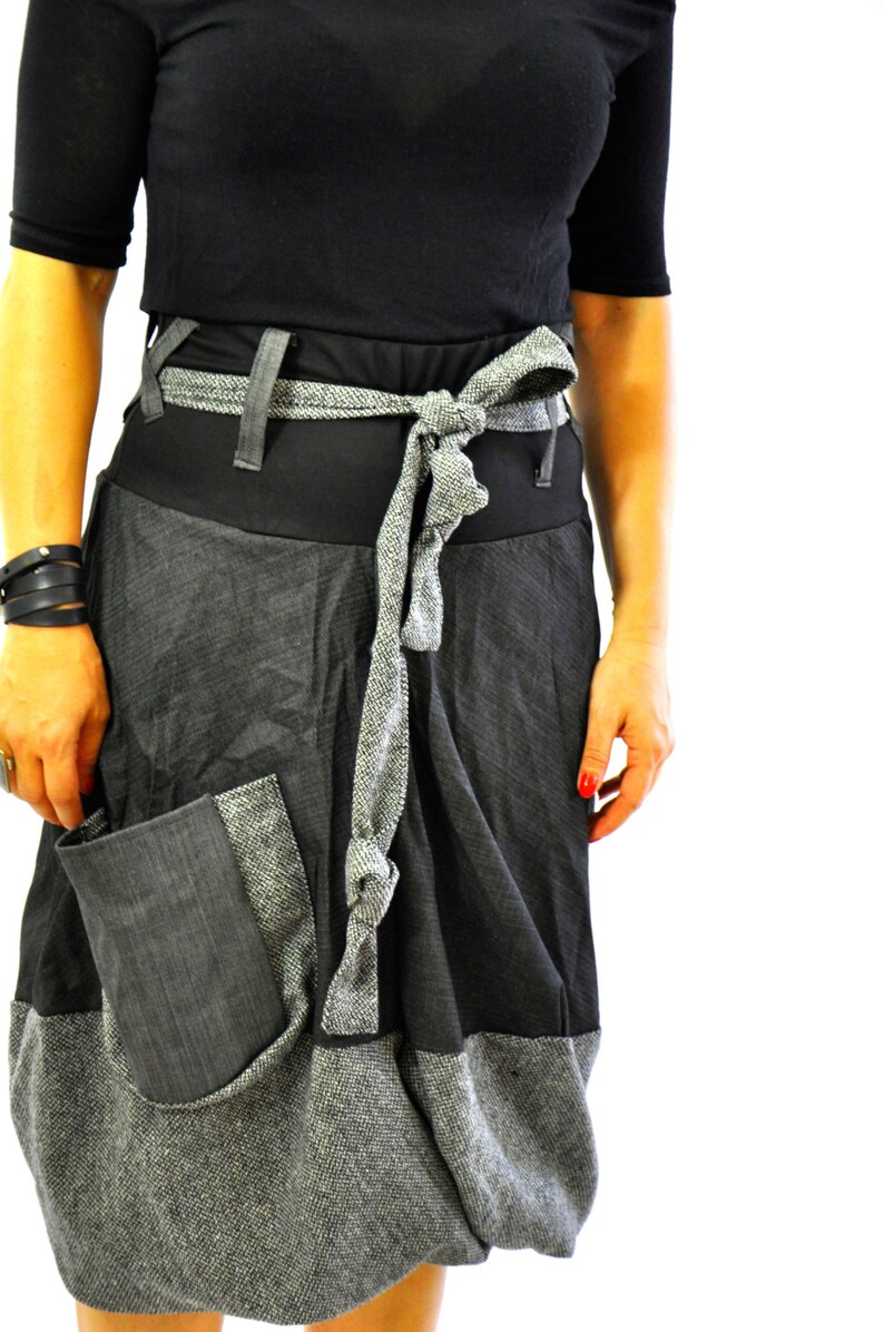 Winter Women Skirt Wool Skirt Asymmetrical Skirt Plus Size Etsy