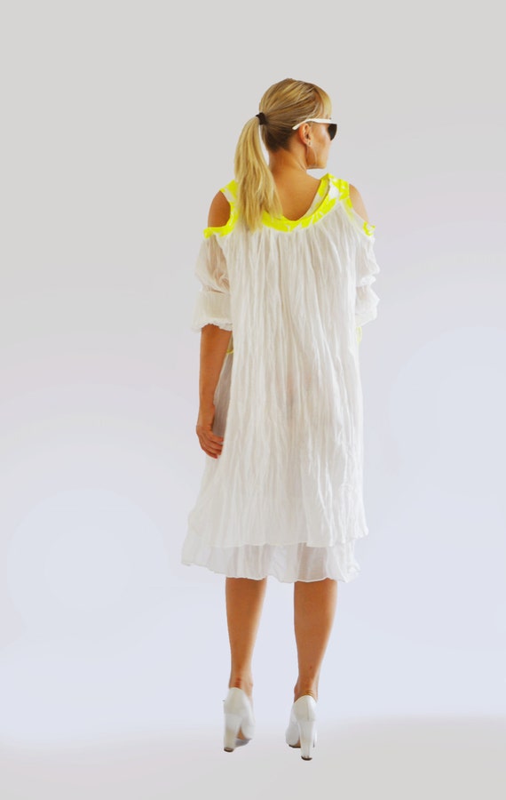 white summer day dress