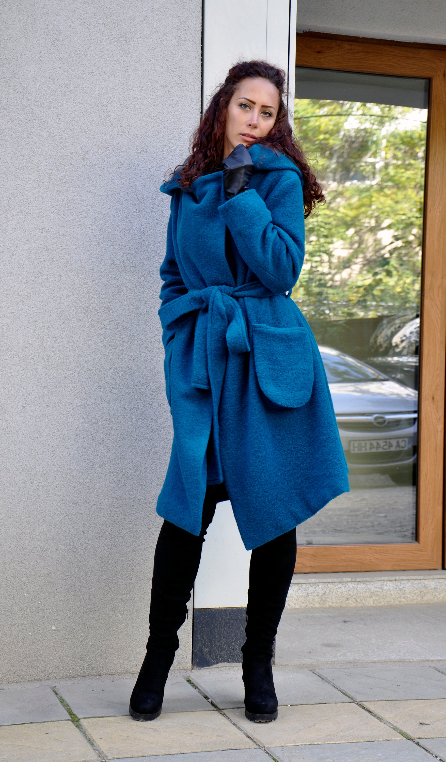 Plus Size Coat Long Coat Wool Coat Women Maxi Coat Plus Etsy UK