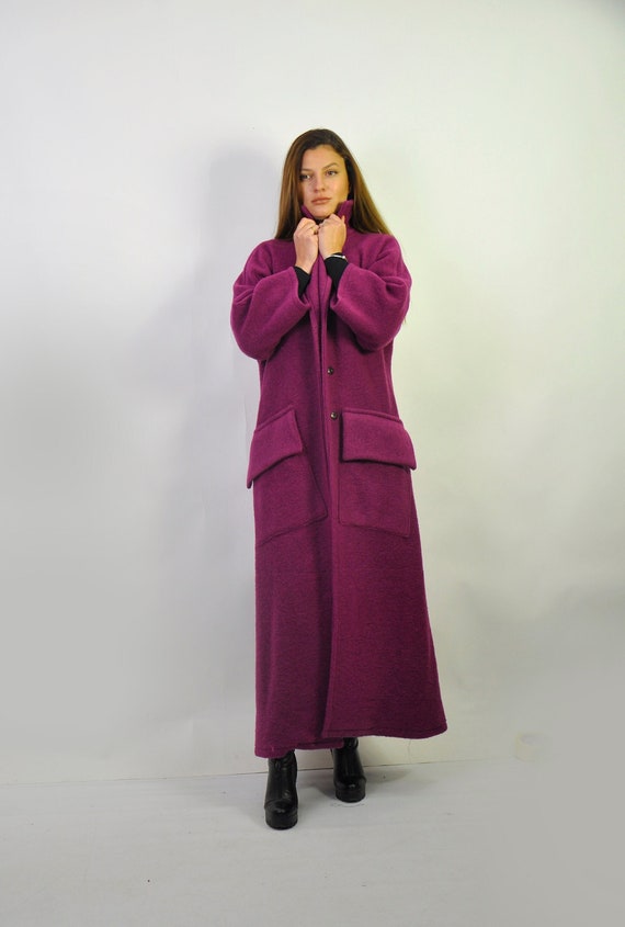 Purple plus size winter coats hot sale