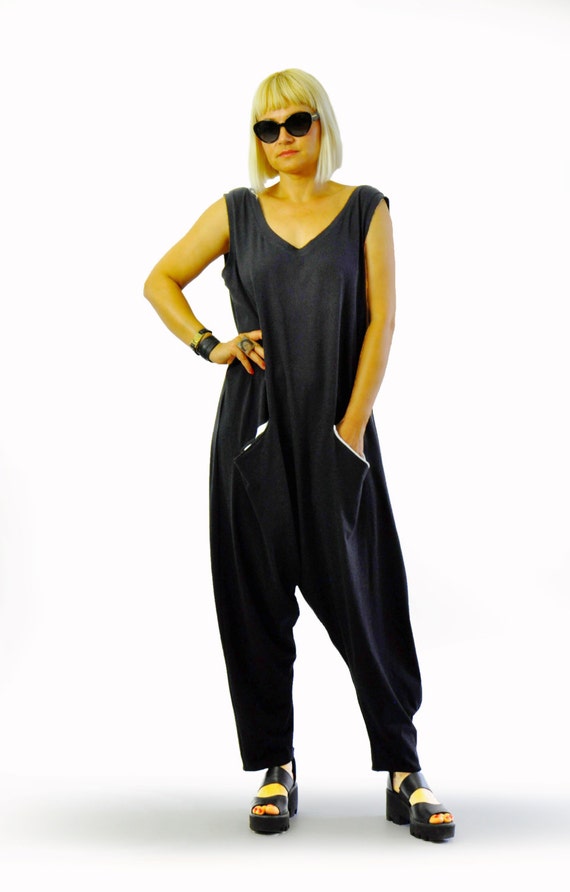 loose jersey jumpsuit