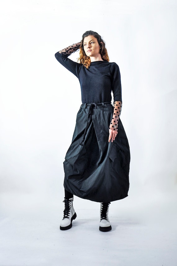 Taffeta Skirt, Bubble Skirt, Plus Size Clothing, Avant Garde Taffeta Skirt, Bubble Skirt, Plus Size Clothing, Avant Garde