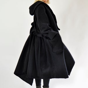 S-4XL/ Plus-size/ Short Wrap-coat With Hood/ 