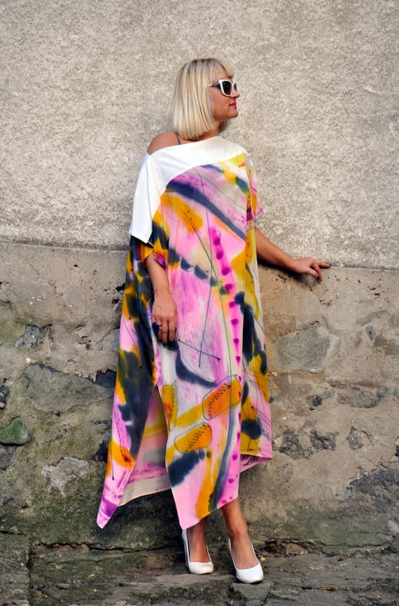 chinese dress ladies The Rhonda Abstract Maxi Dress main image 0