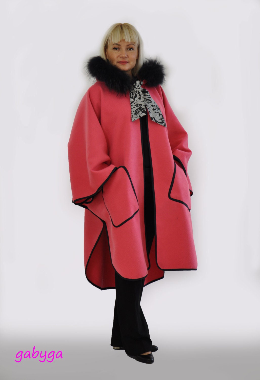maxi cape coat