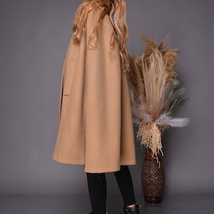 Oversized Beige Cape main image 1