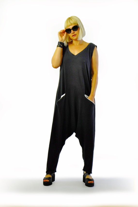 Jumpsuit Women, Plus Size Jumpsuit, Jersey Jumpsuit, Harem